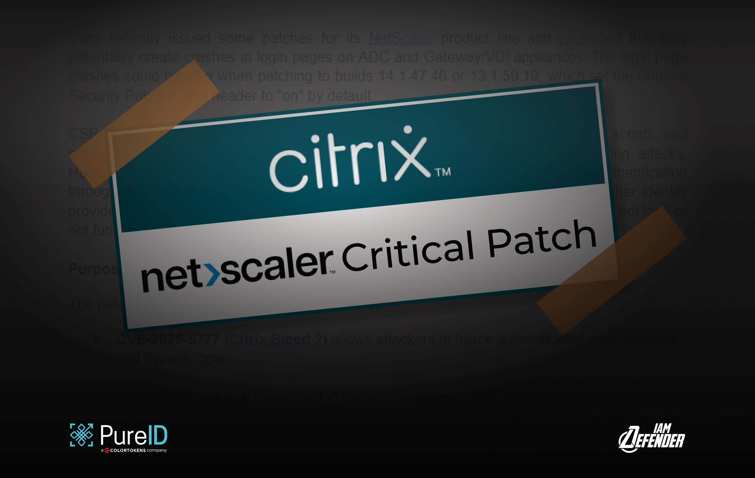 Citrix NetScaler login crash